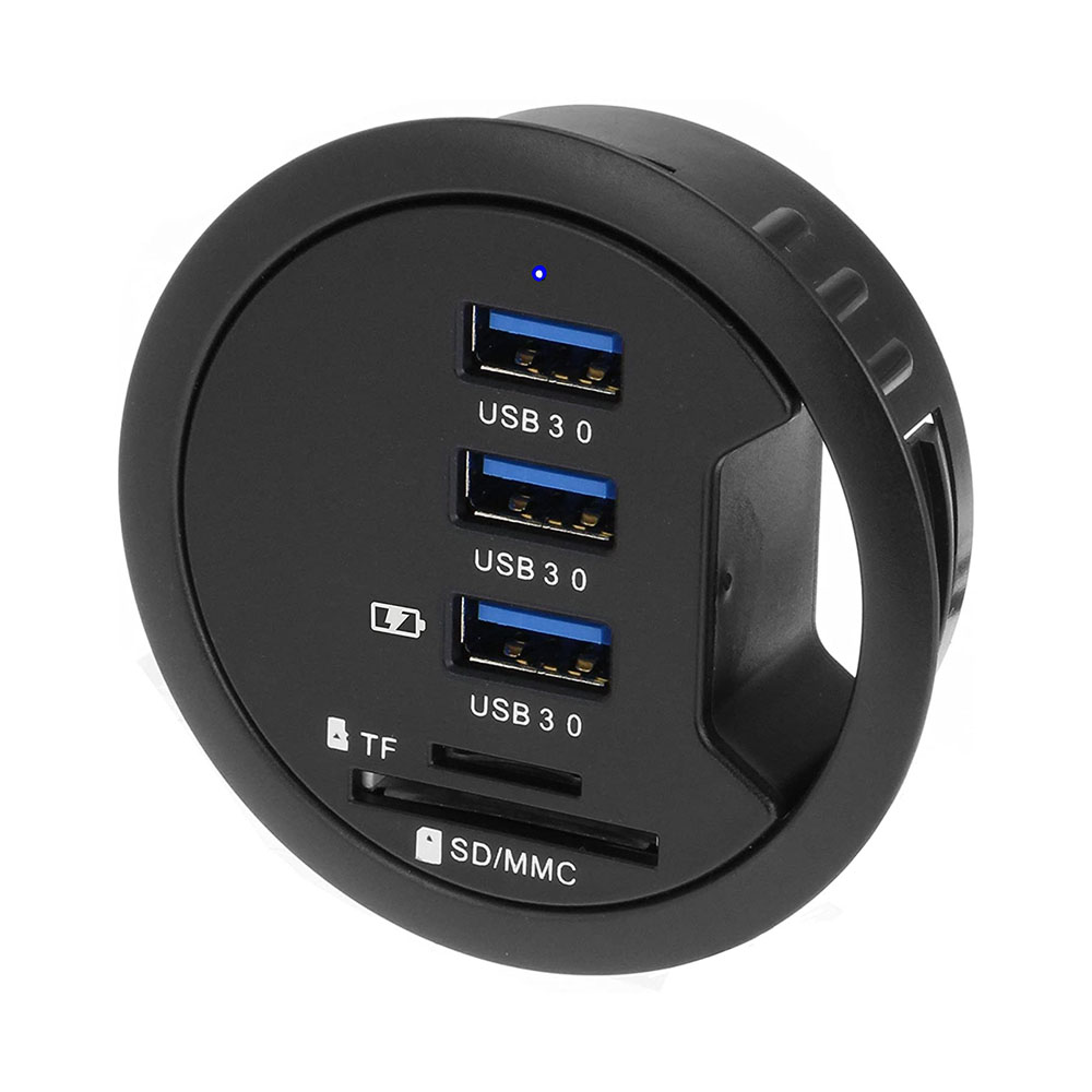 Desk Setup Hub - USB 3.0 HUB Adapter Charging Mount
