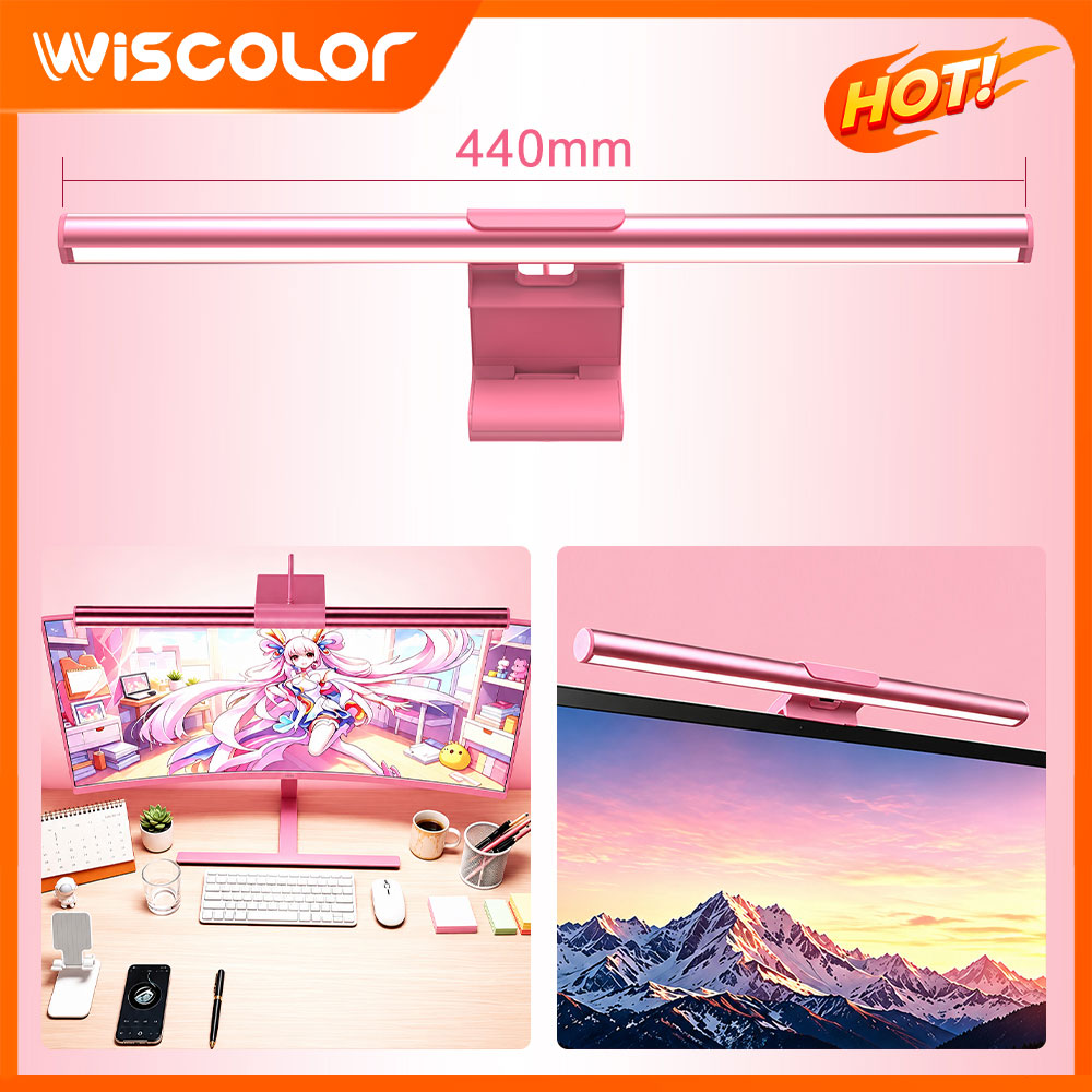 Desk Setup For Gaming - Monitor Light Bar Led Lights Smart