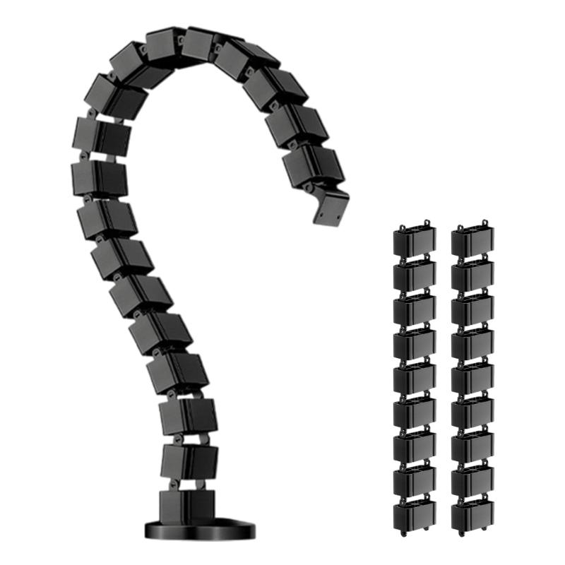 Desk Setup Youtube - 652F Modular ABS Cable Management Tube