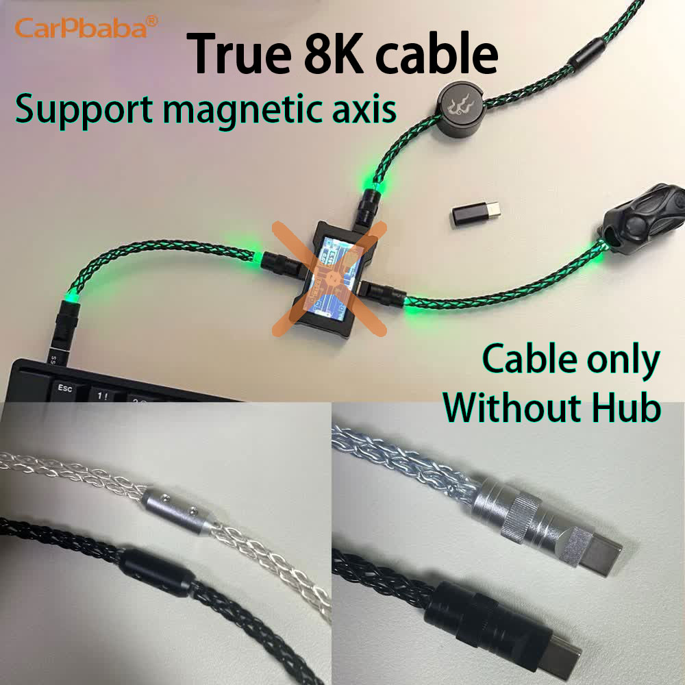 Desk Setup Hub - K3HM6 Gaming TypeC-TypeC Data Line USB