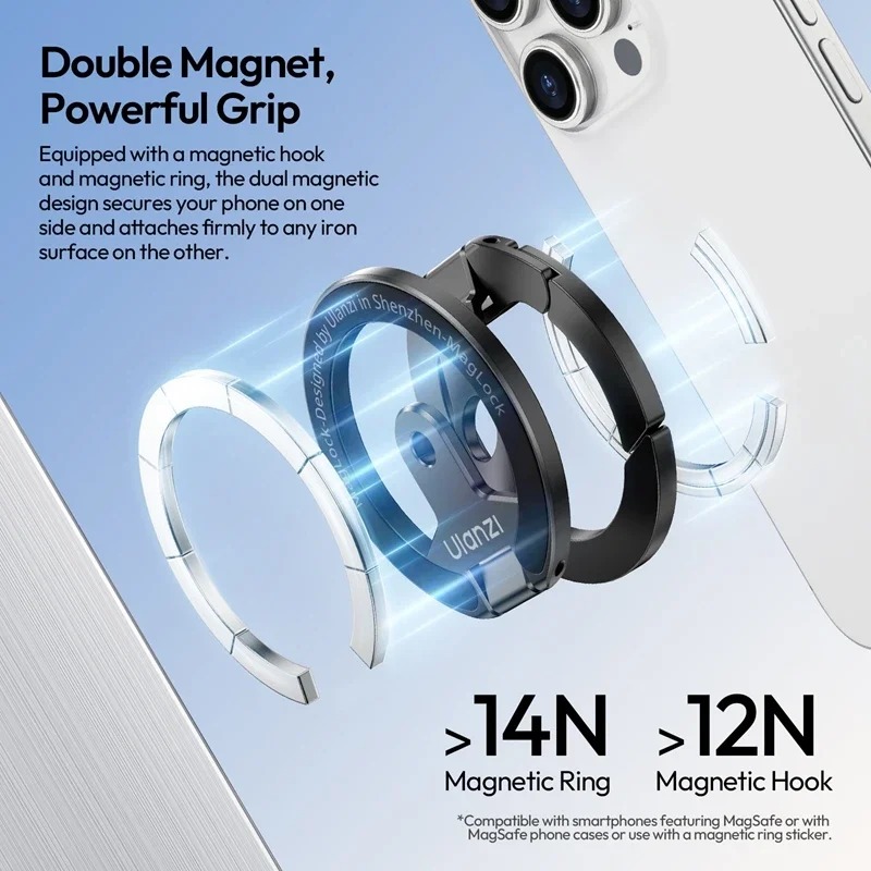 Original Ulanzi MA02 MagLock D - Dual Phone Holder 评论和价格