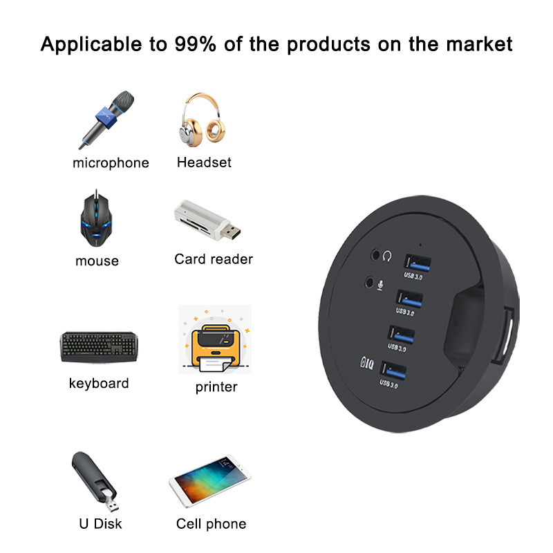 USB Hub USB 3.0 USB 2.0 Hub De - Desk Setup Hub 评论和价格