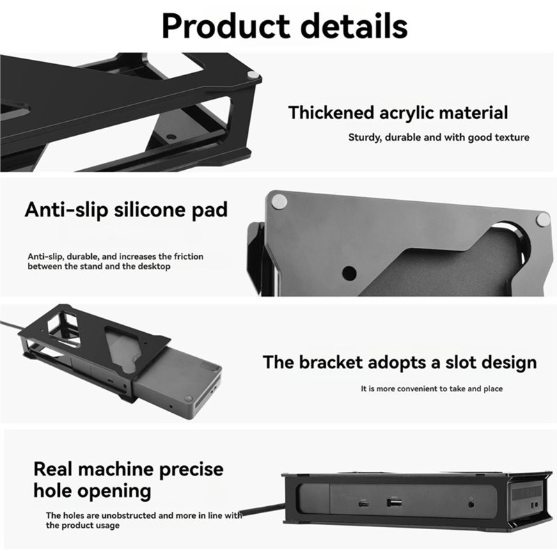 Under Desk Acrylic Holder For  - Desk Setup Hub 评论和价格