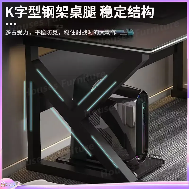 Cafe Metal Gaming Desk Black M - Desk Setup For Gaming 评论和价格