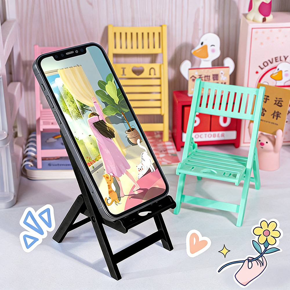 Creative Foldable Chair Phone  - Desk Setup Gear 评论和价格
