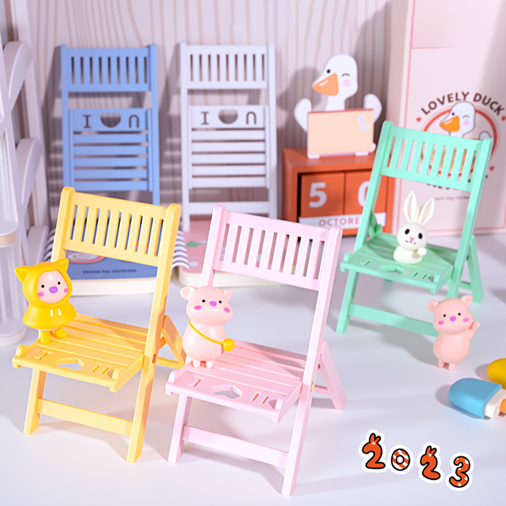 Creative Foldable Chair Phone  - Desk Setup Gear 评论和价格