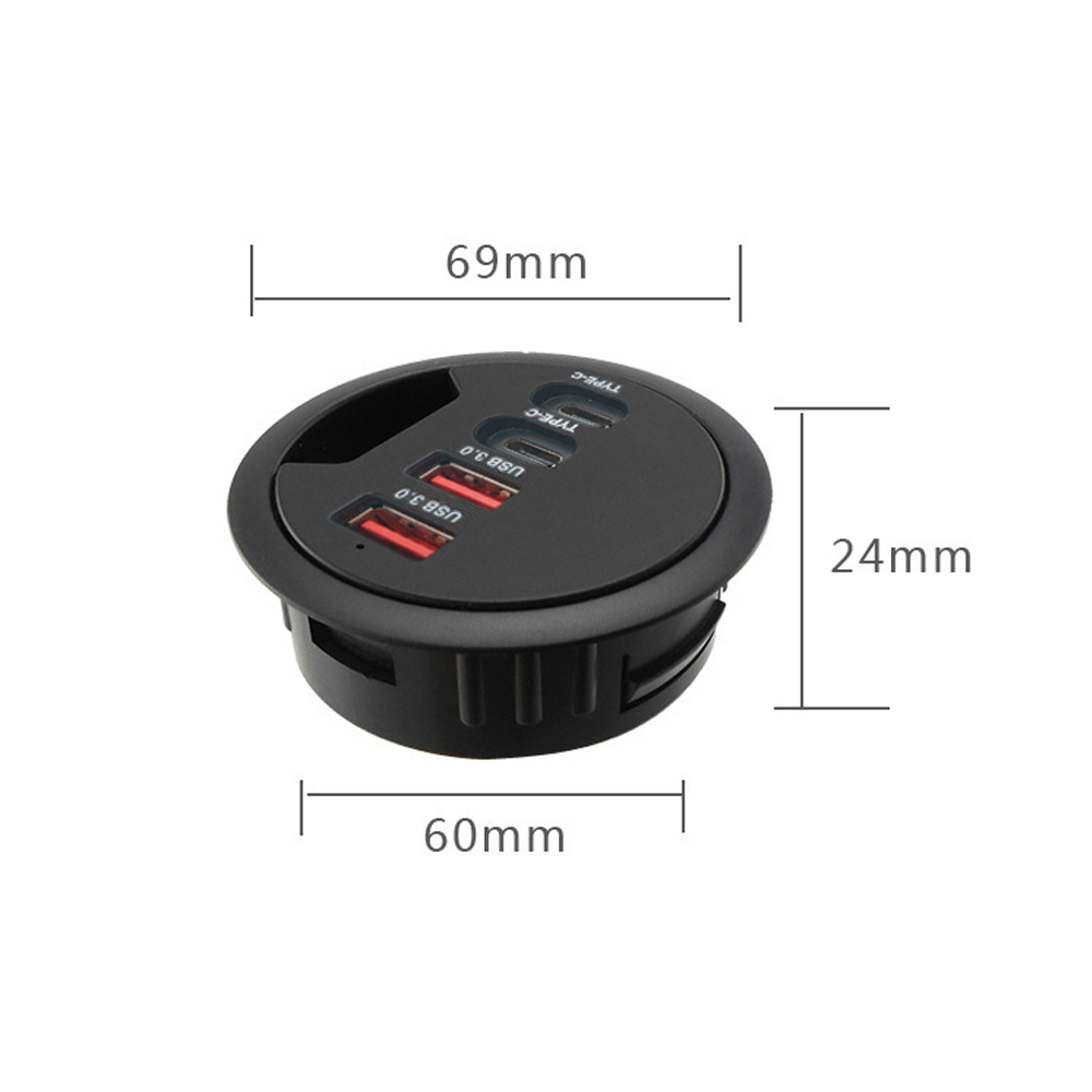 USB Desk Hub USB3.0 HUB With 2 - Desk Setup Hub 评论和价格