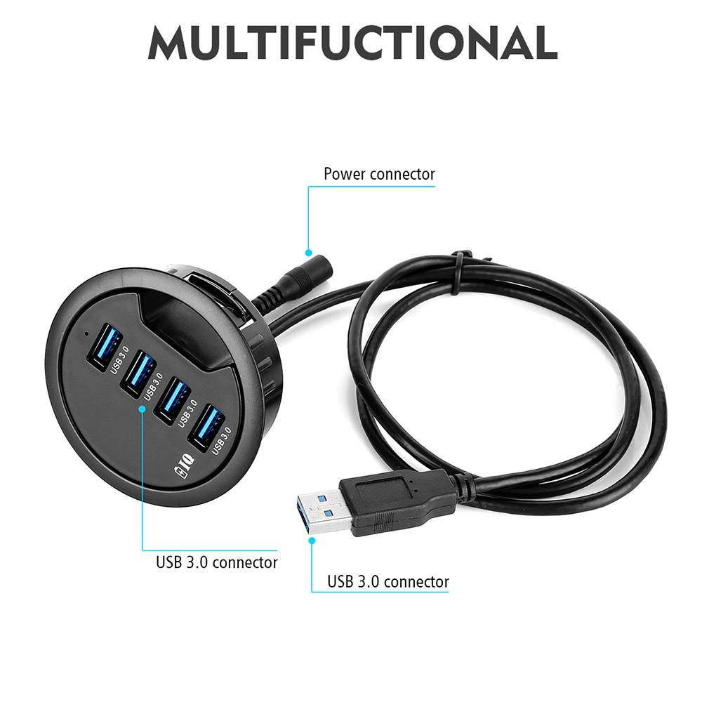 USB Desk Hub USB3.0 HUB With 2 - Desk Setup Hub 评论和价格