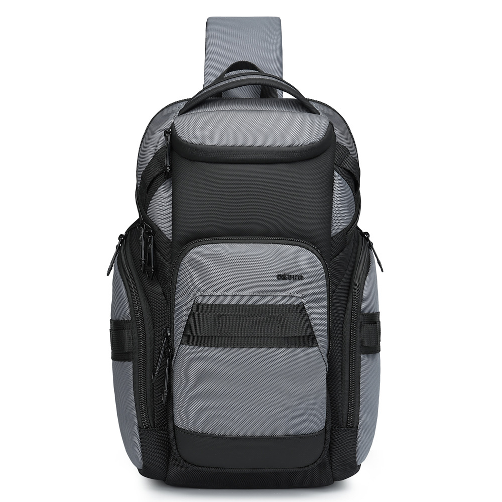 OZUKO Men's Chest Bag Business - Dual Phone Holder 评论和价格