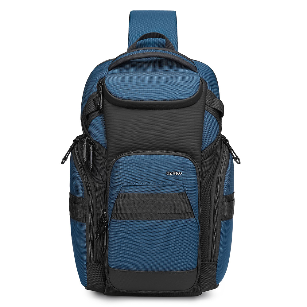 OZUKO Men's Chest Bag Business - Dual Phone Holder 评论和价格