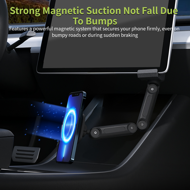 Foldable wireless magnetic pho - Dual Phone Holder 评论和价格