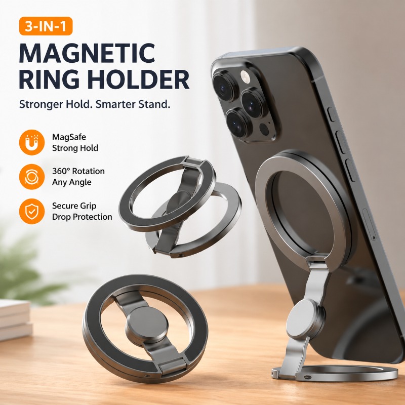 Magsafe Dual Ring Magnetic Pho - Dual Phone Holder 评论和价格