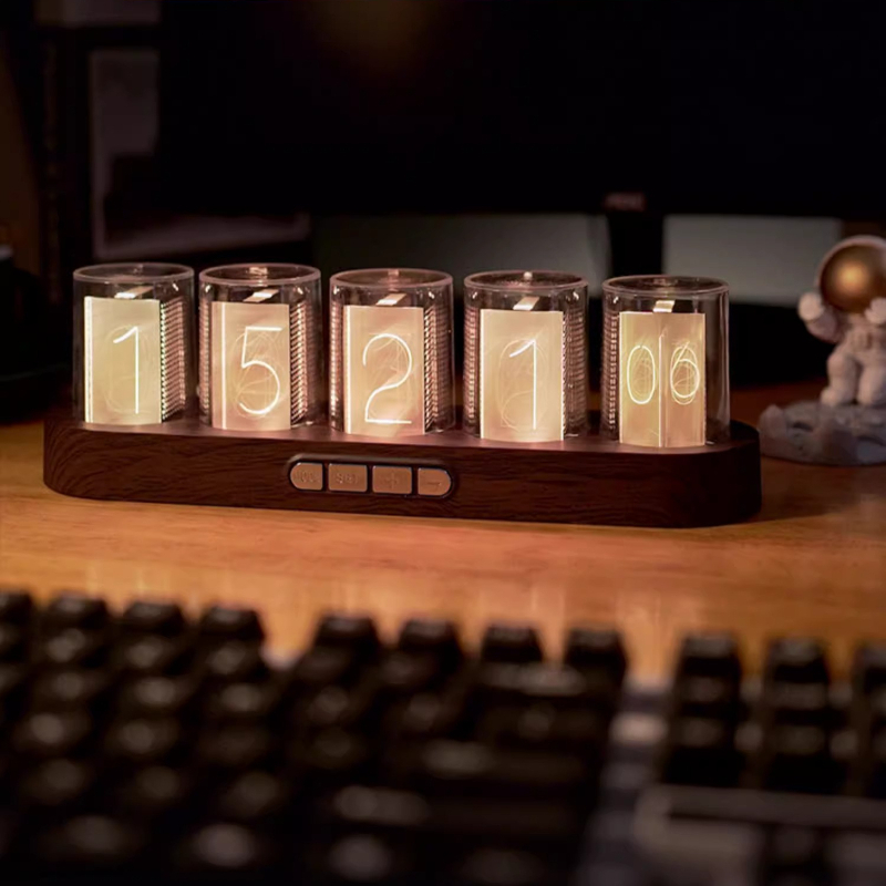 LED Nixie Tube Clock RGB Gamin - Desk Setup Youtube 评论和价格