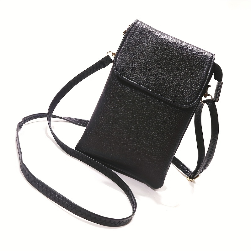 Women Leather Crossbody Phone  - Dual Phone Holder 评论和价格