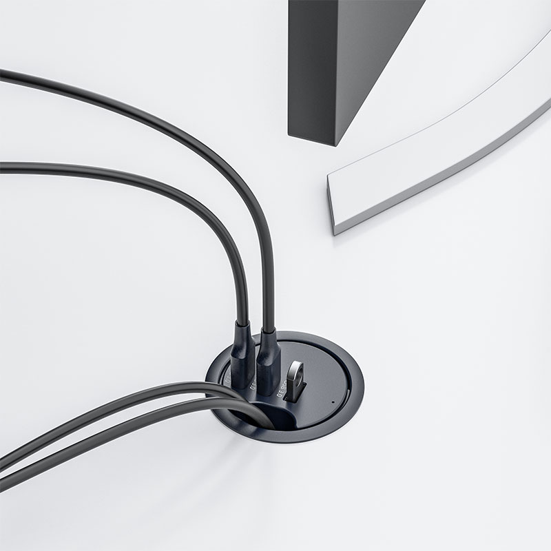 USB HUB 3.0 Mount In Desktop D - Desk Setup Hub 评论和价格