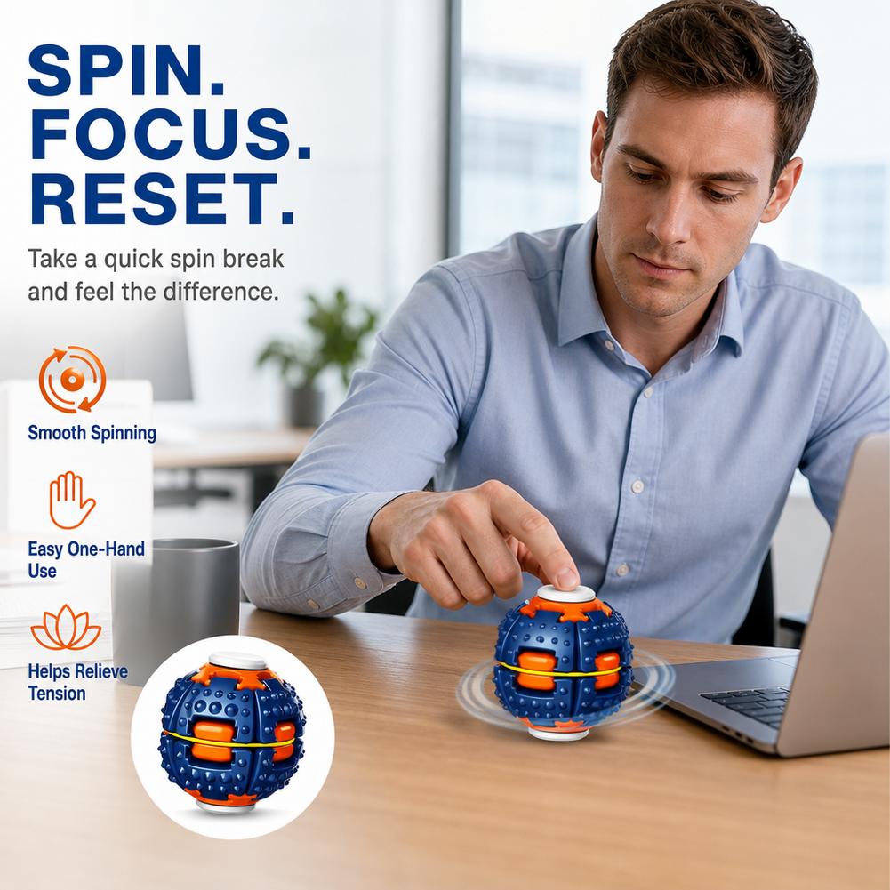 Portable Spinning Gear Fidget  - Desk Setup Gear 评论和价格