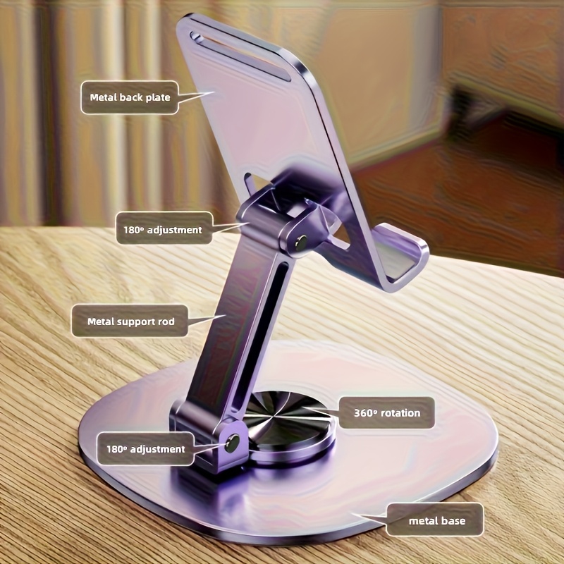 Sturdy Metal Foldable Phone St - Desk Setup Gear 评论和价格