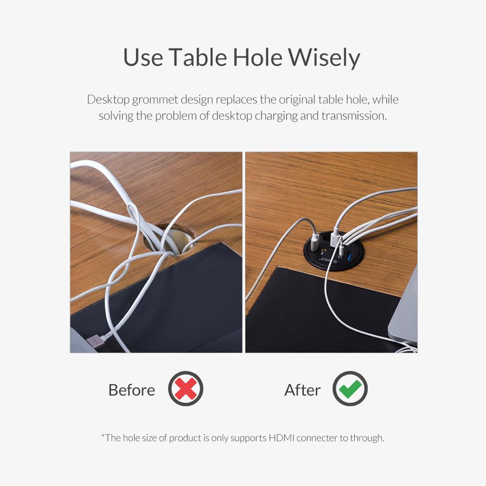 ORICO 5Gbps High-Speed USB HUB - Desk Setup Hub 评论和价格