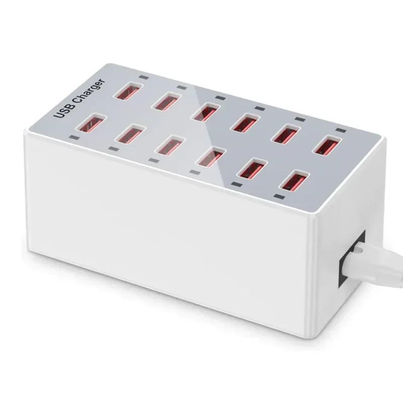 USB Charging Station 60W 12-Po - Desk Setup Hub 评论和价格