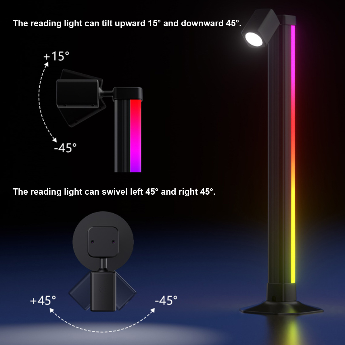 Smart Light Bar LED RGB Music  - Desk Setup For Gaming 评论和价格