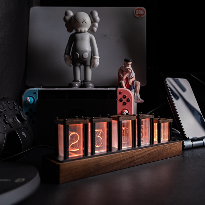 RGB Simulated Nixie Tube Clock - Desk Setup Youtube 评论和价格