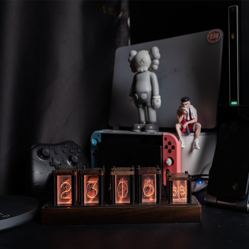 RGB Simulated Nixie Tube Clock - Desk Setup Youtube 评论和价格